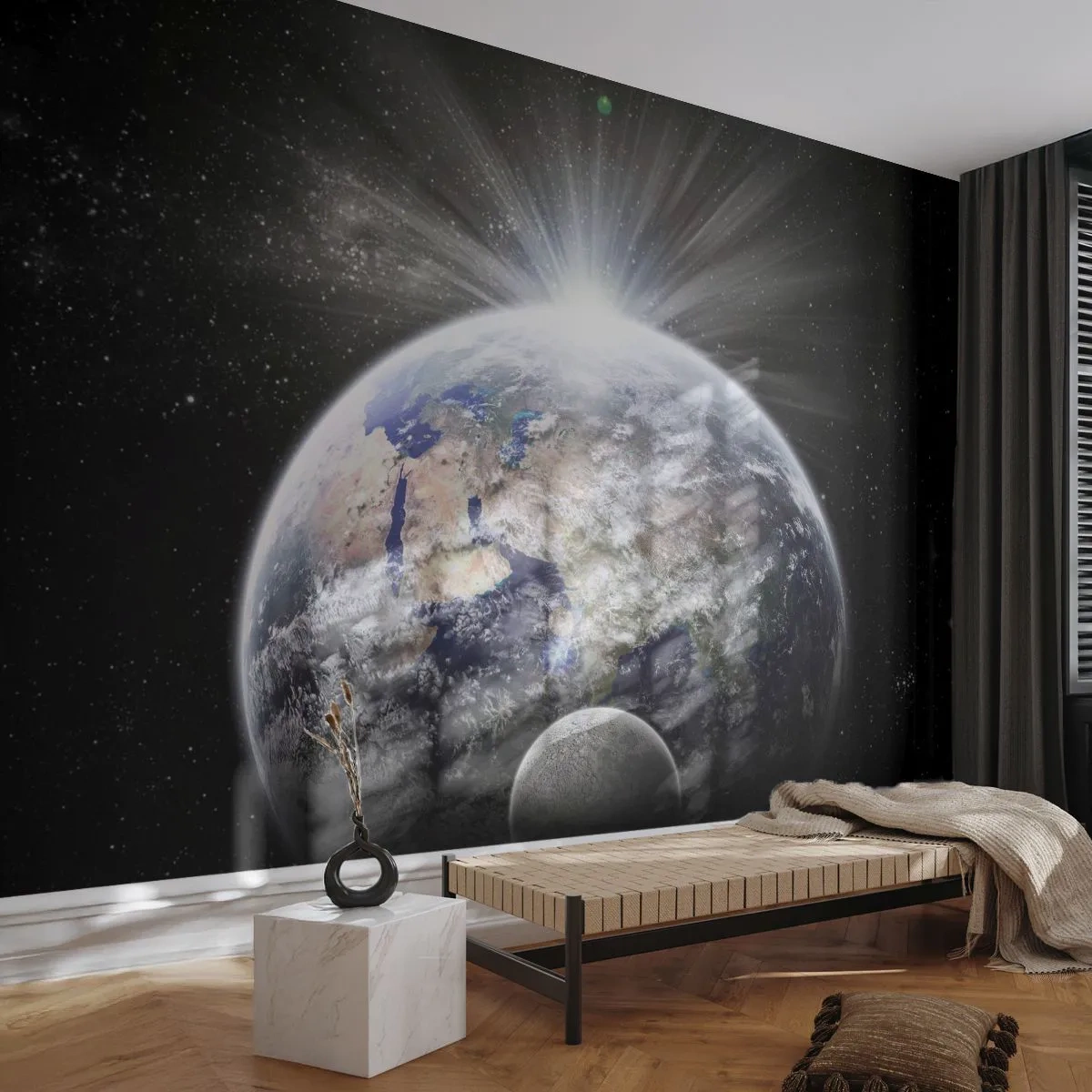 Fototapeta Premium Sand - W pełnym blasku - Astronomia, Kosmos, Galaktyka - 400x280 cm