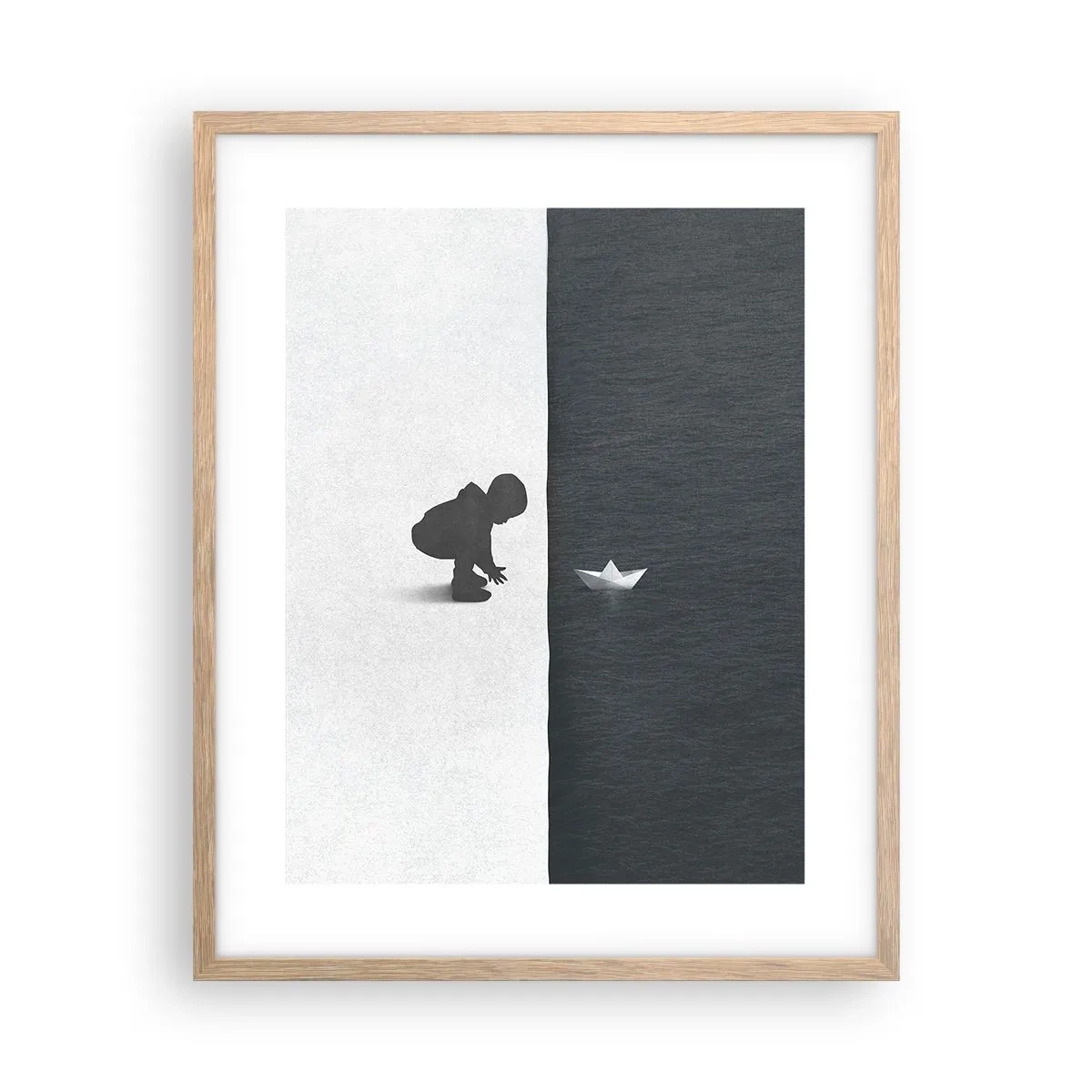 Plakat w ramie jasny dąb - Wielka wyprawa - 40x50 cm