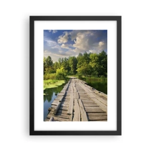 Plakat w czarnej ramie - Lato, lato wszędzie - 30x40 cm