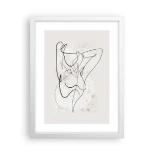 Plakat w białej ramie - Sztuka uwodzenia - 30x40 cm
