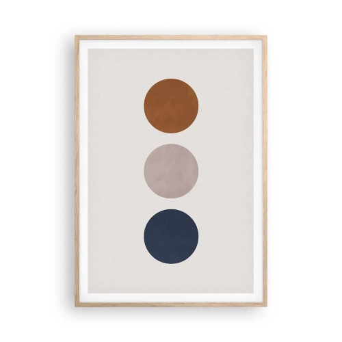 Plakat w ramie jasny dąb - Symbol doskonałości - 70x100 cm