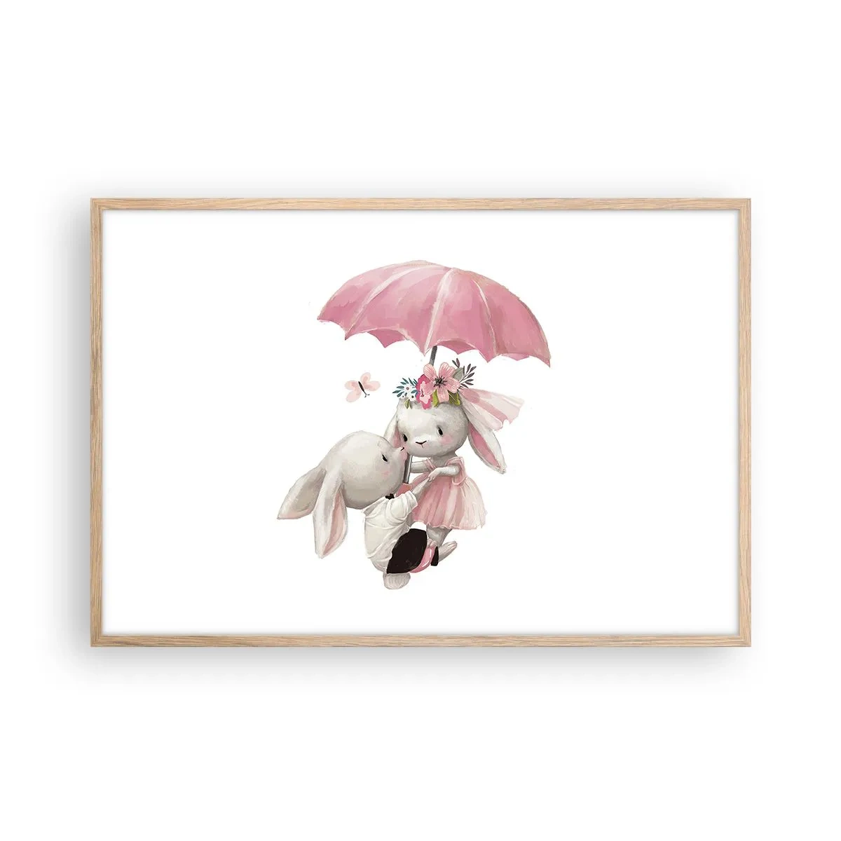 Plakat w ramie jasny dąb - To właśnie miłość - 91x61 cm