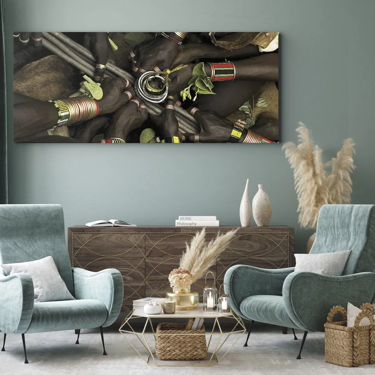 Obraz na płótnie - Jesteśmy razem - 100x40 cm
