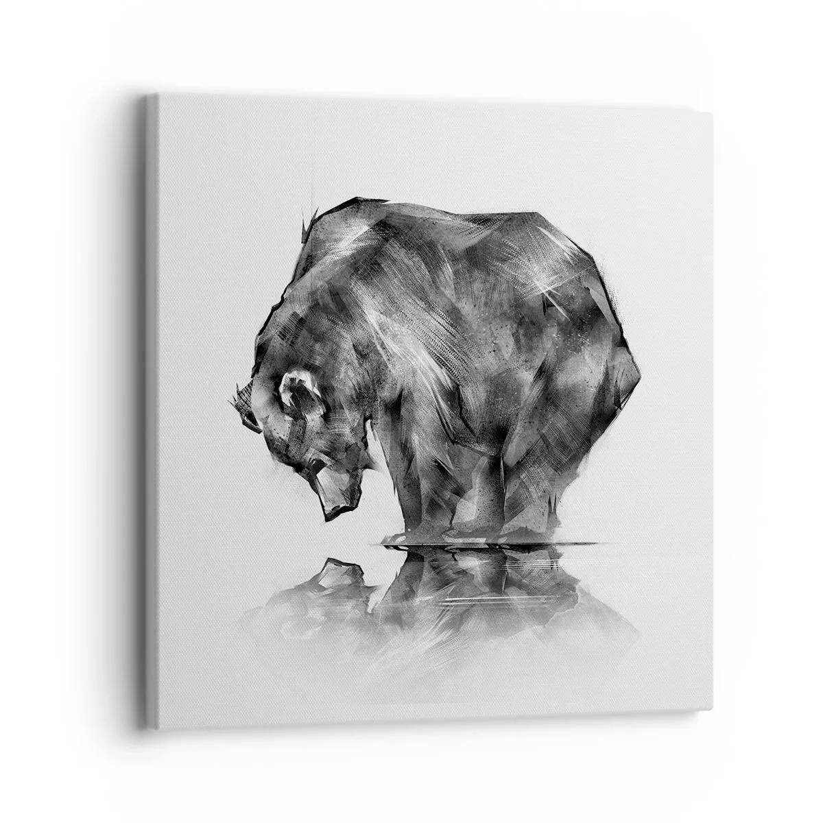 Obraz na płótnie - Miło zobaczyć się z kimś bliskim - 30x30 cm