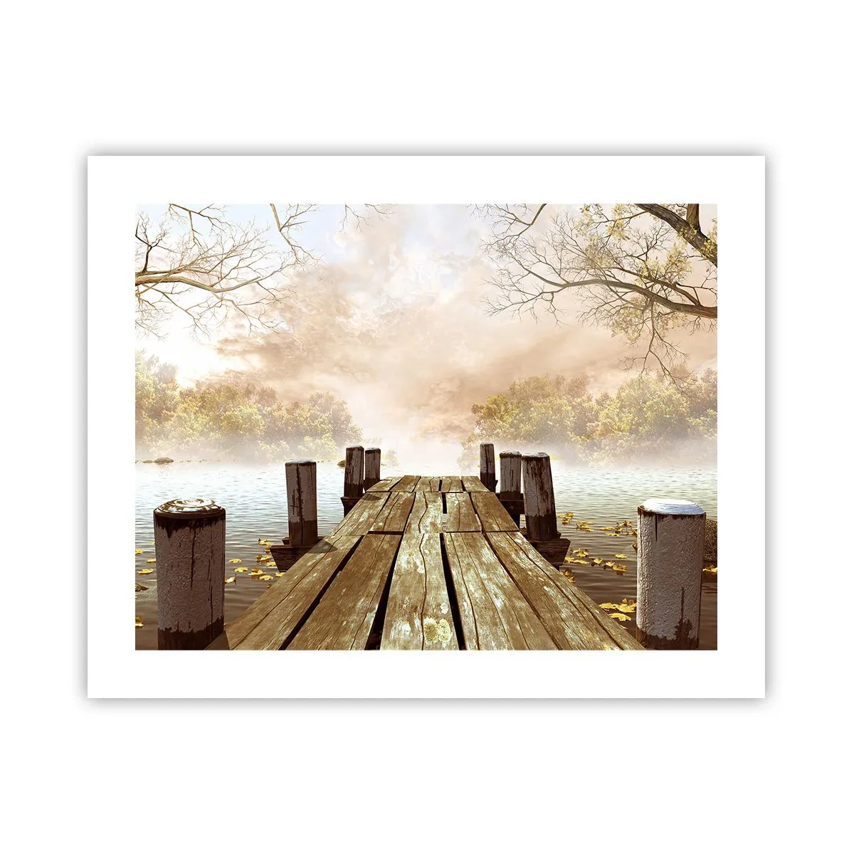 Plakat - Łagodny smutek jesieni - 50x40 cm