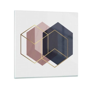 Obraz na szkle - Siła prostoty - 30x30 cm