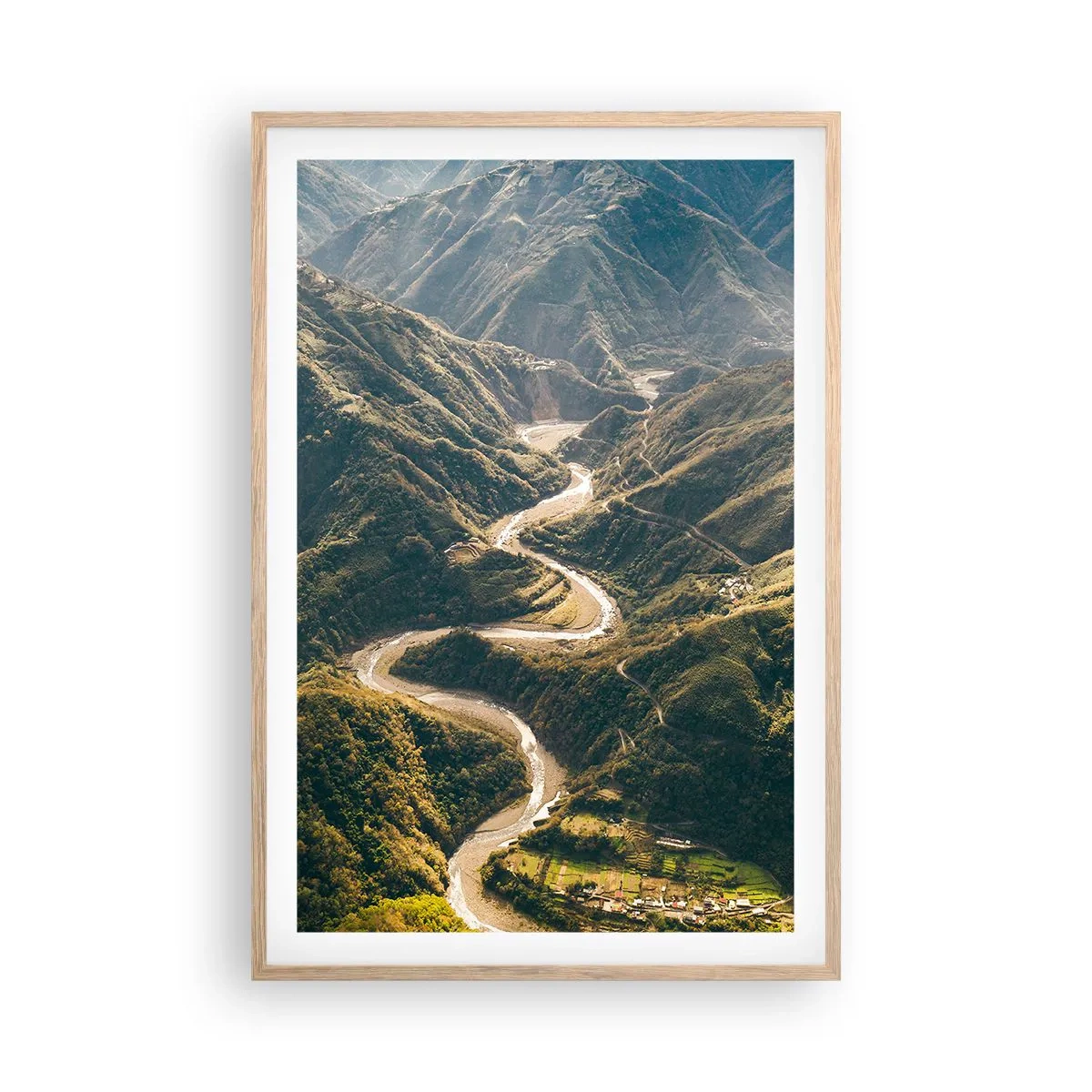 Plakat w ramie jasny dąb - Prosto z serca gór - 61x91 cm