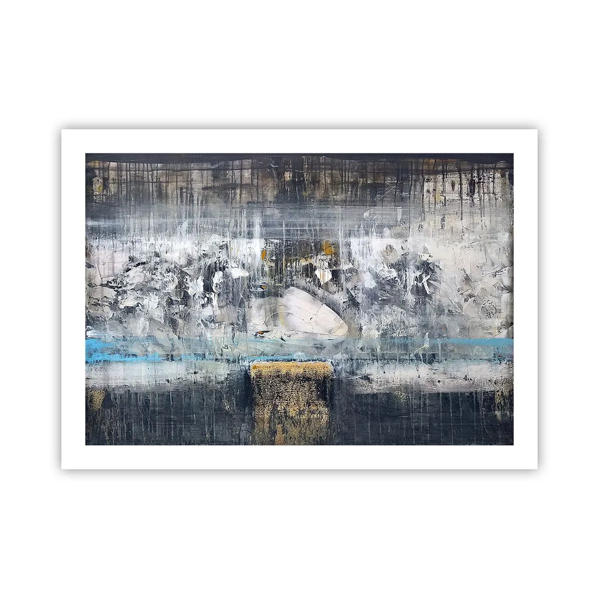 Plakat - Jak po lodzie, jak po grudzie - 70x50 cm