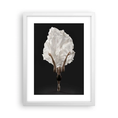 Plakat w białej ramie - Niezwykłe pas - 30x40 cm