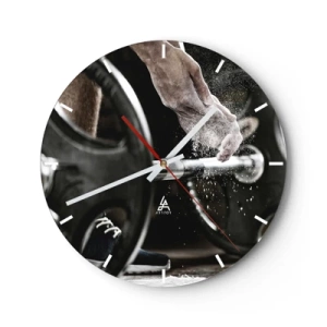 Zegar ścienny - Wyzwanie podjęte! - 40x40 cm