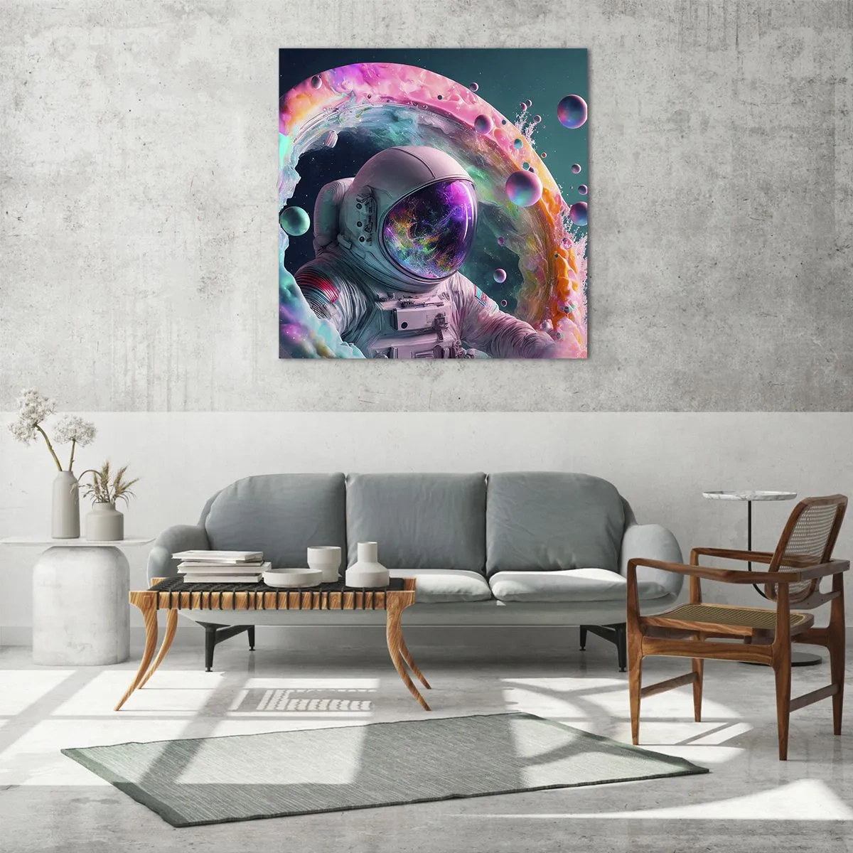 Obraz na szkle - Gwiezdne wrota - 60x60 cm