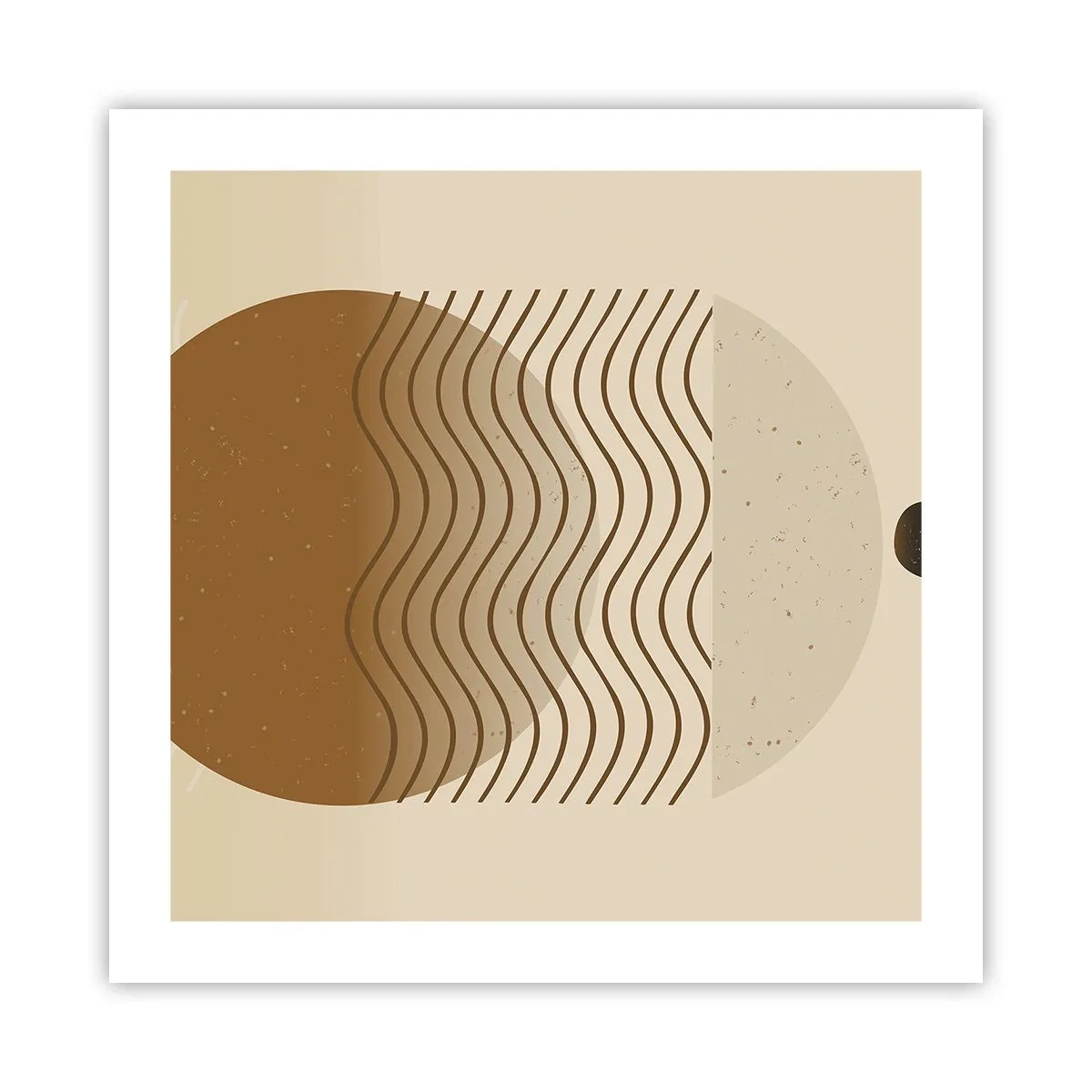 Plakat - O pochodzeniu figur geometrycznych - 50x50 cm