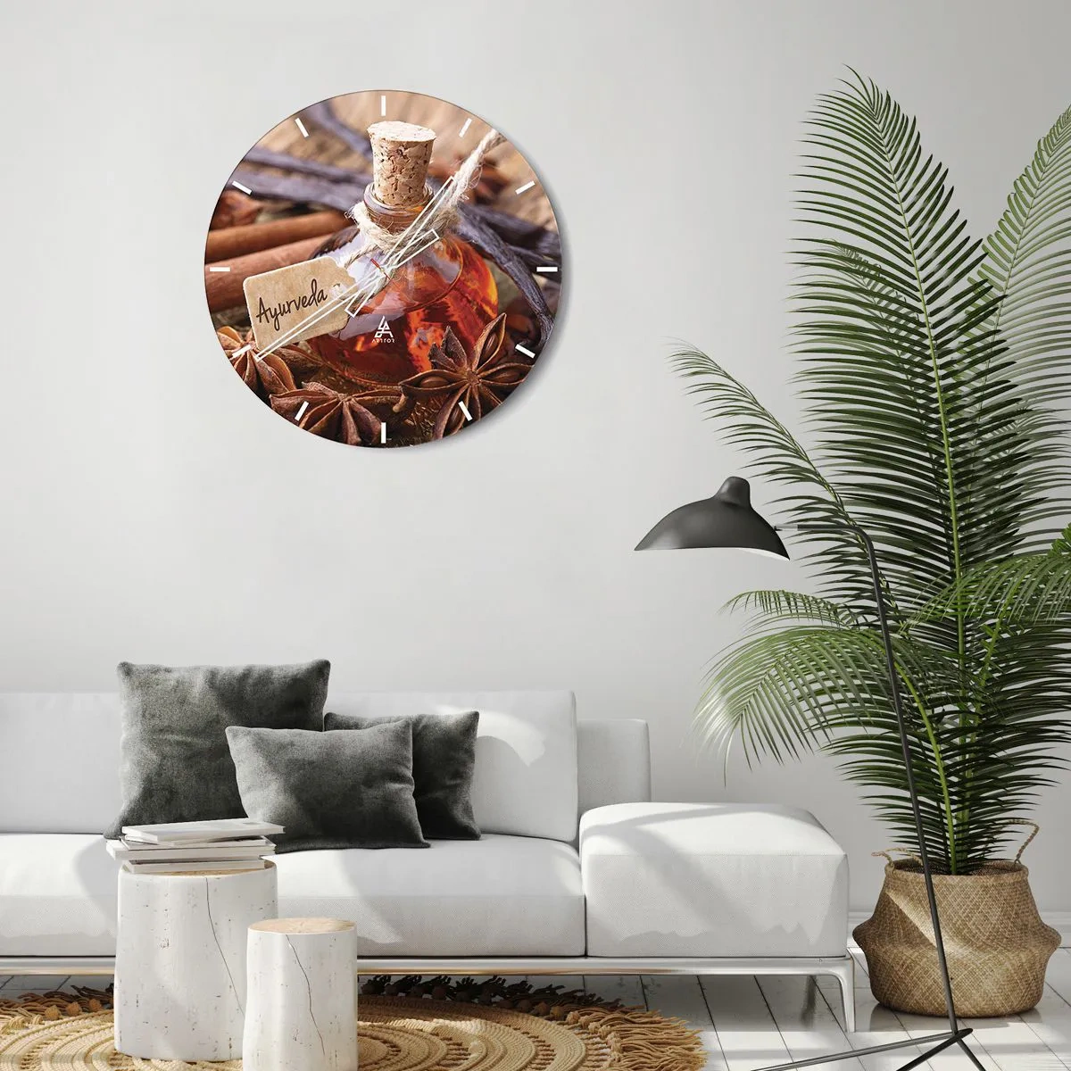 Zegar ścienny - Ku jedności ciała i ducha - 40x40 cm