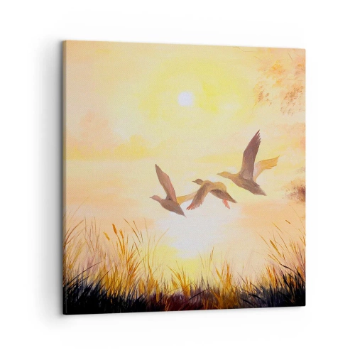 Obraz na płótnie - Początek dalekiej podróży - 50x50 cm