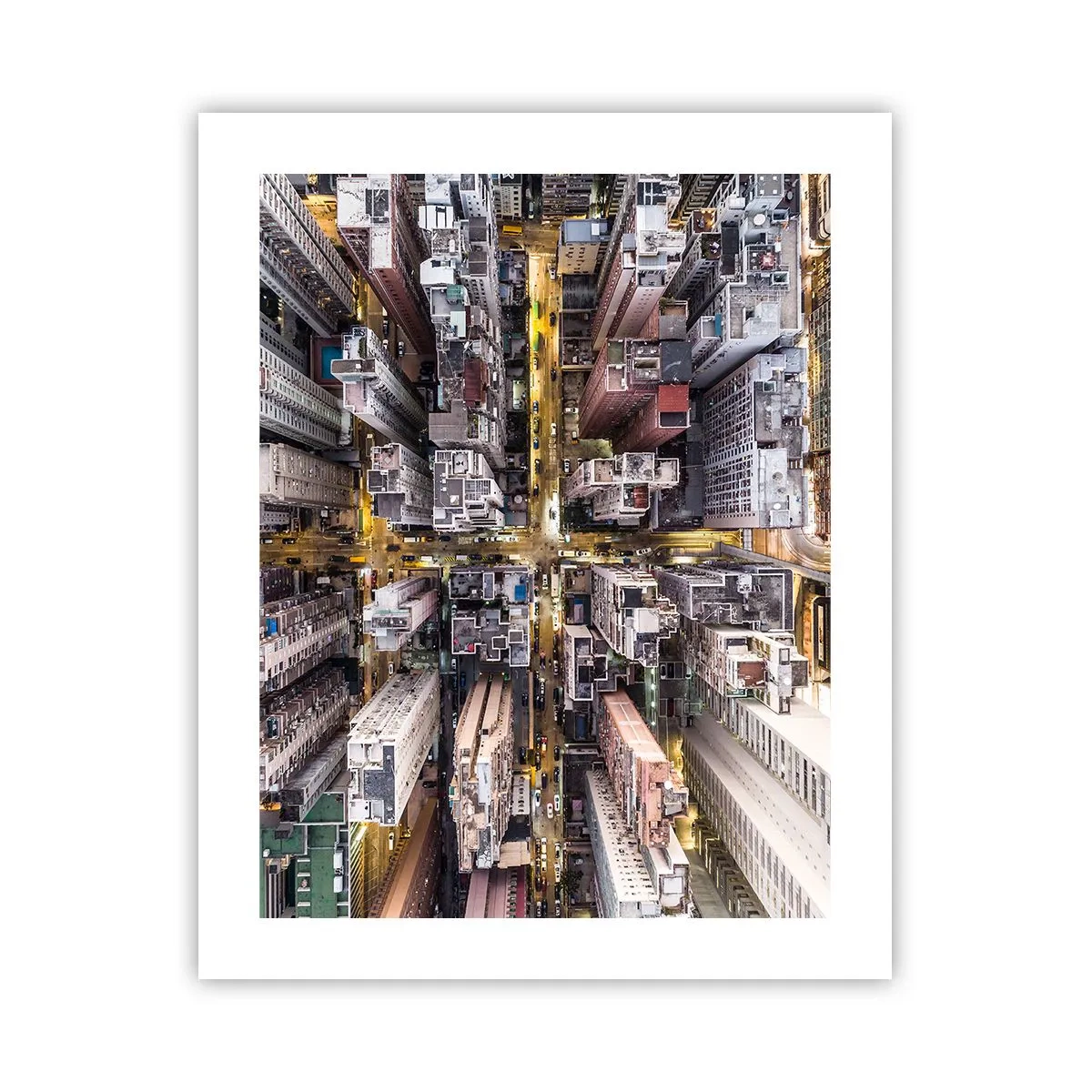 Plakat - Pozdrowienia z Hongkongu - 40x50 cm