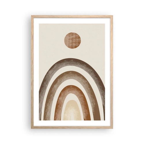 Plakat w ramie jasny dąb - W odległej galaktyce - 50x70 cm