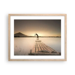 Plakat w ramie jasny dąb - Przed spoczynkiem - 50x40 cm