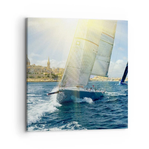 Obraz na płótnie - Pora opuścić miasto - 70x70 cm