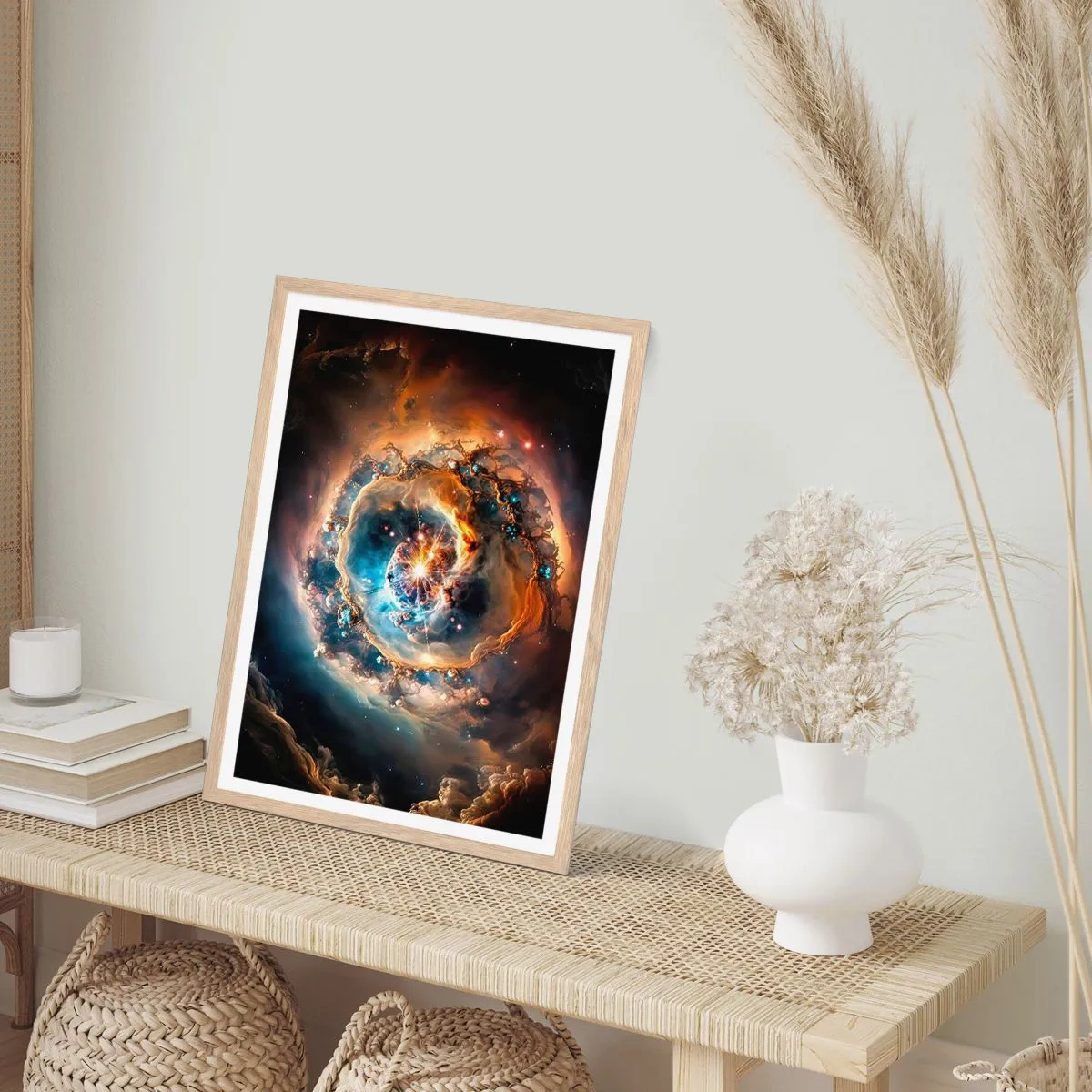 Plakat w ramie jasny dąb - Początek - 40x50 cm