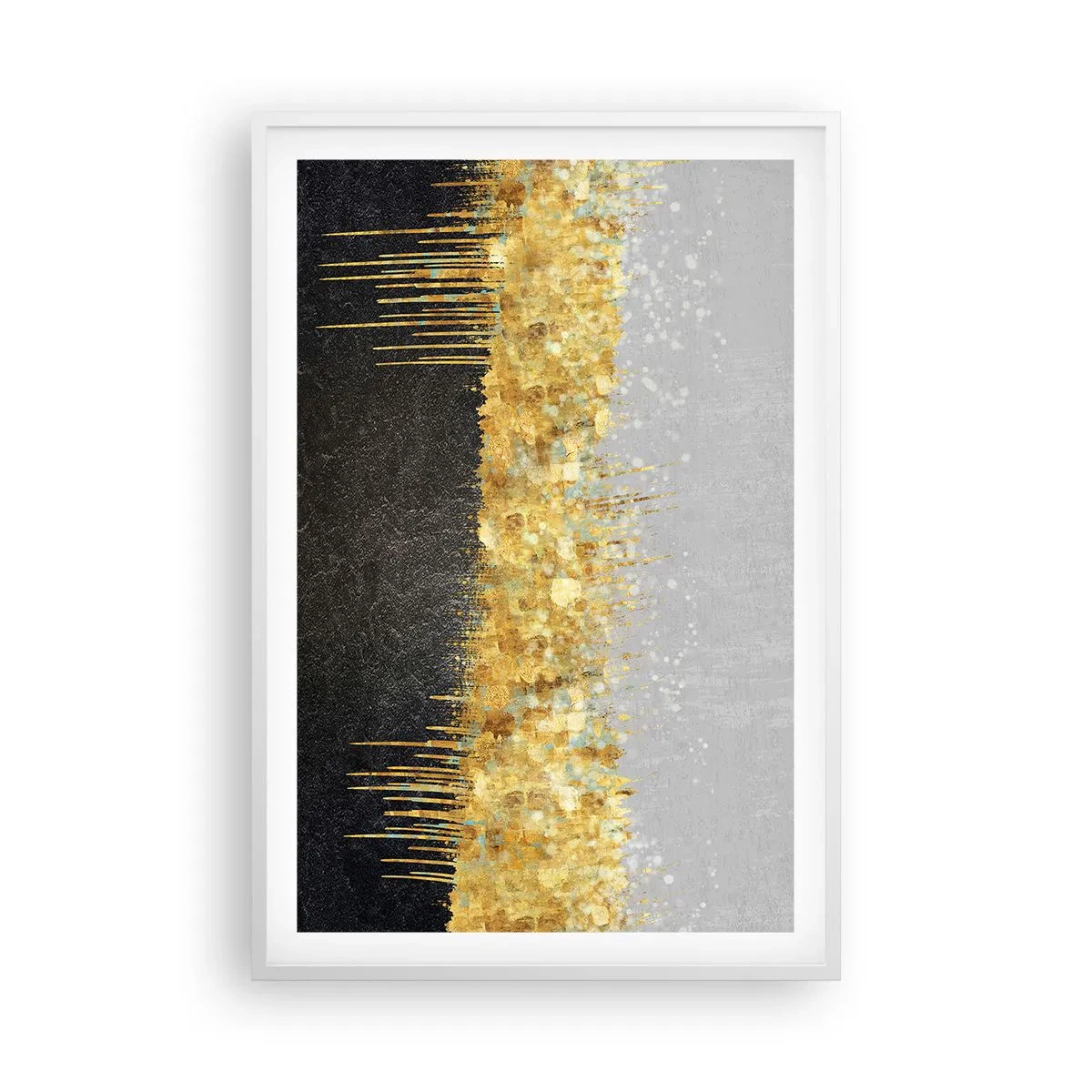 Plakat w białej ramie - W głąb i ku górze - 61x91 cm