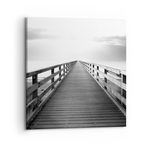 Obraz na płótnie - W siną dal… - 70x70 cm