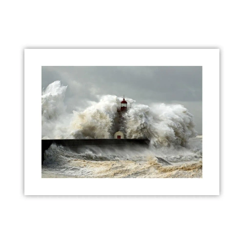 Plakat - Gniew oceanu - 40x30 cm