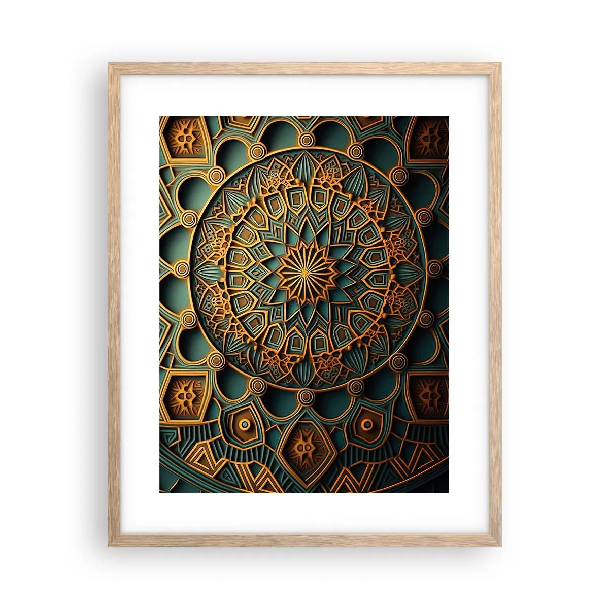 Plakat w ramie jasny dąb - W arabskim klimacie - 40x50 cm