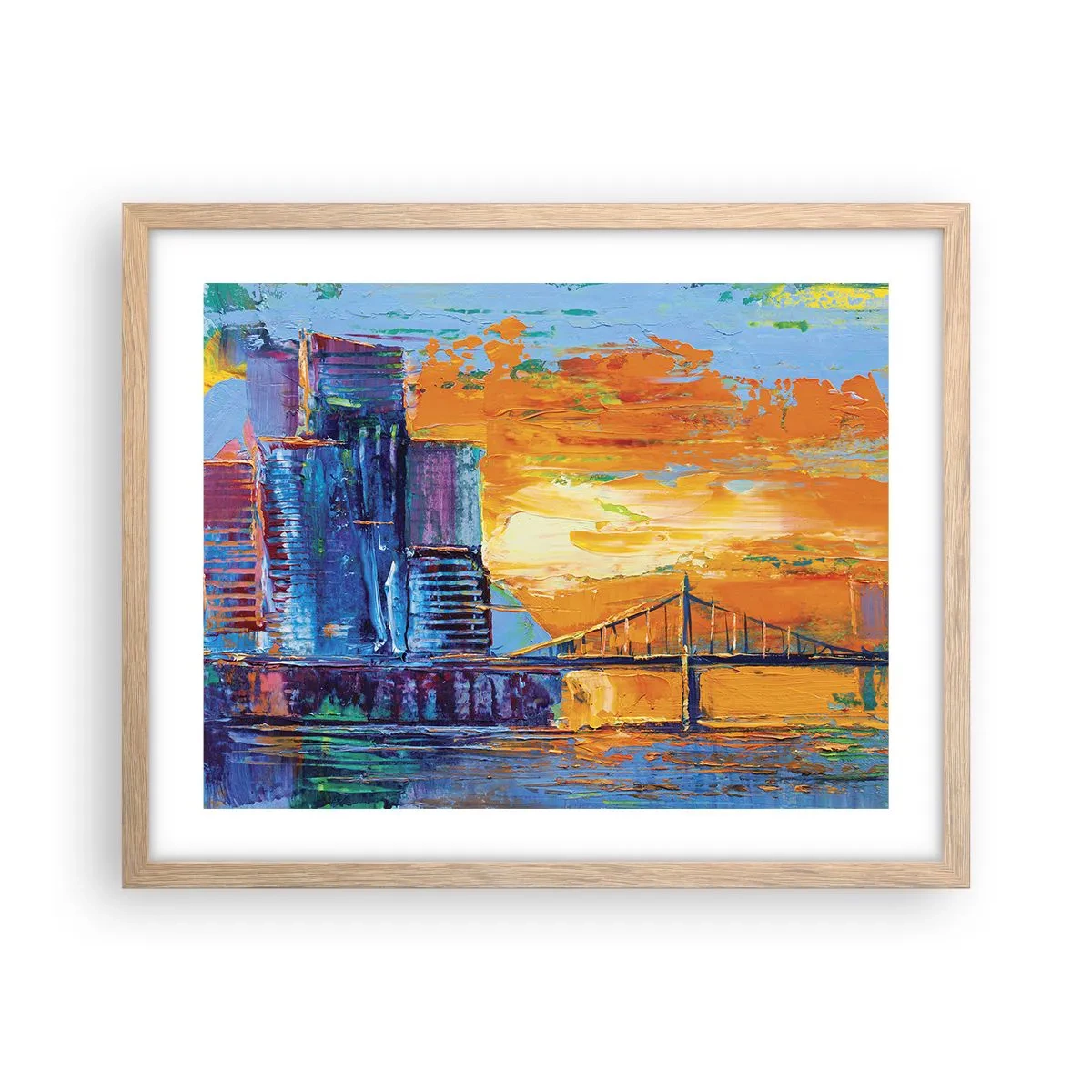 Plakat w ramie jasny dąb - Kultura i natura - 50x40 cm