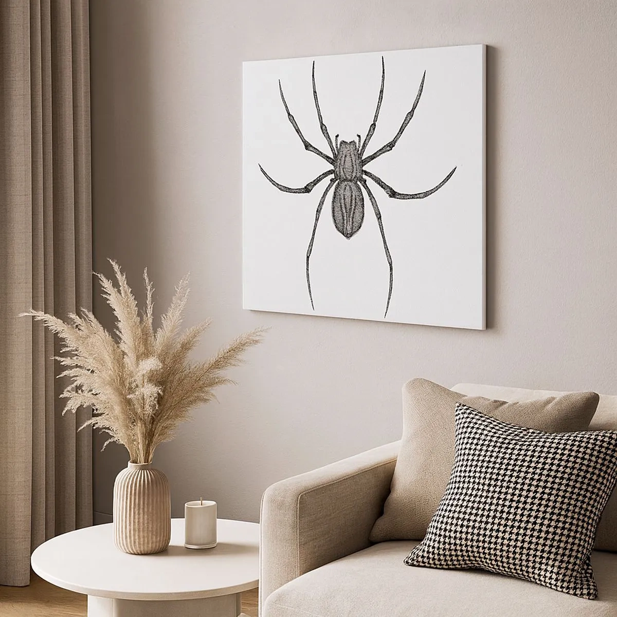 Obraz na płótnie - Niepokojąca precyzja - 30x30 cm