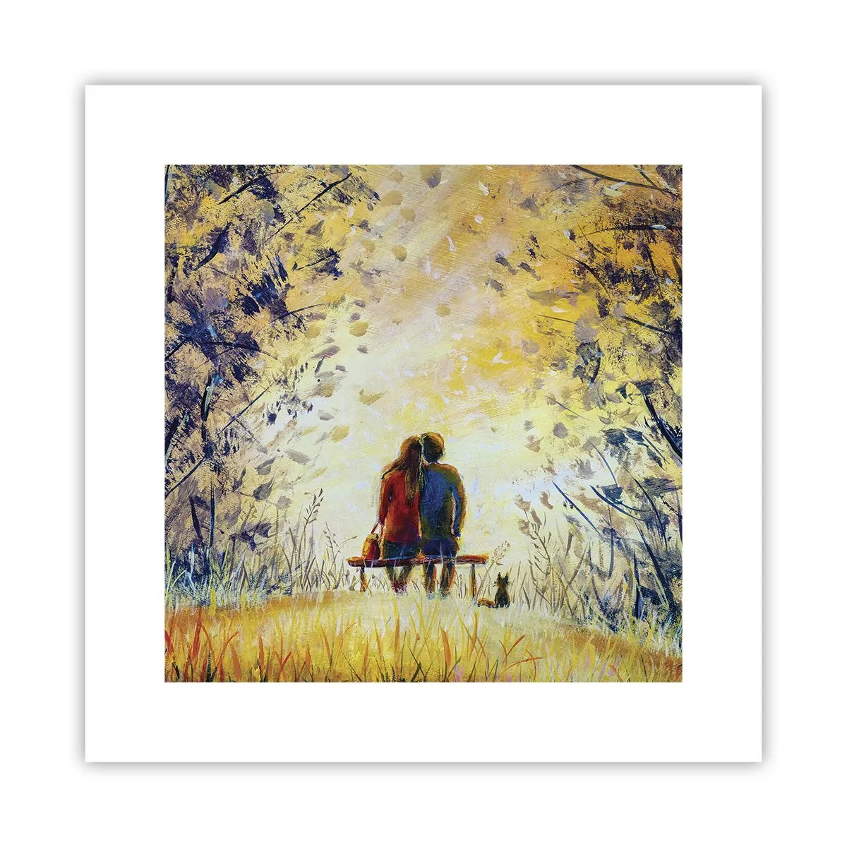 Plakat - Magiczna chwila - 30x30 cm