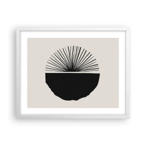 Plakat w białej ramie - Wachlarz możliwości - 50x40 cm