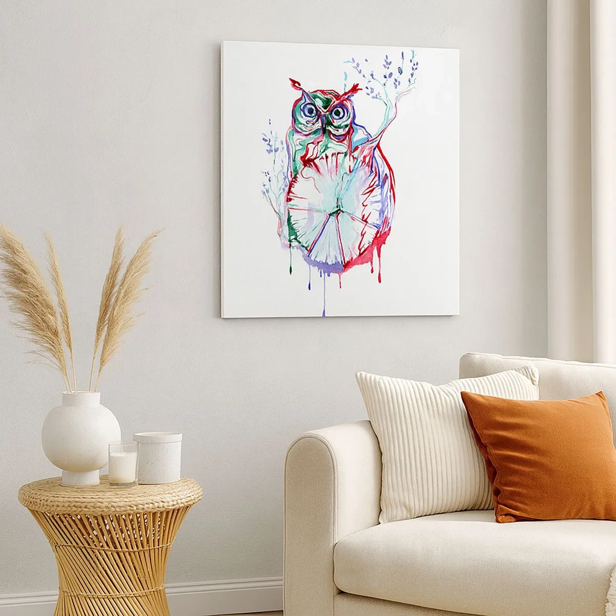 Obraz na płótnie - Mądra z natury - 30x30 cm