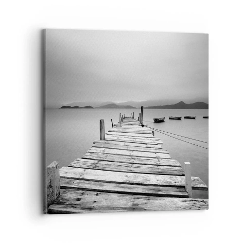 Obraz na płótnie - Za górami, za morzami - 70x70 cm