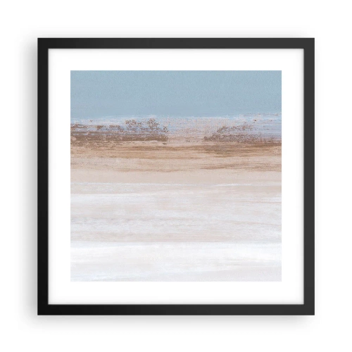 Plakat w czarnej ramie - Niejednoznaczny pejzaż - 40x40 cm