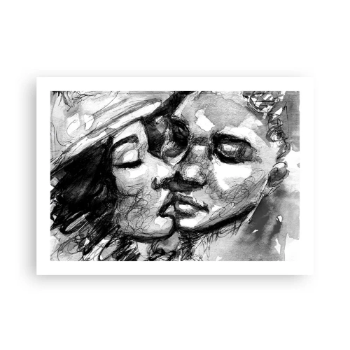 Plakat - Czuła chwila - 70x50 cm