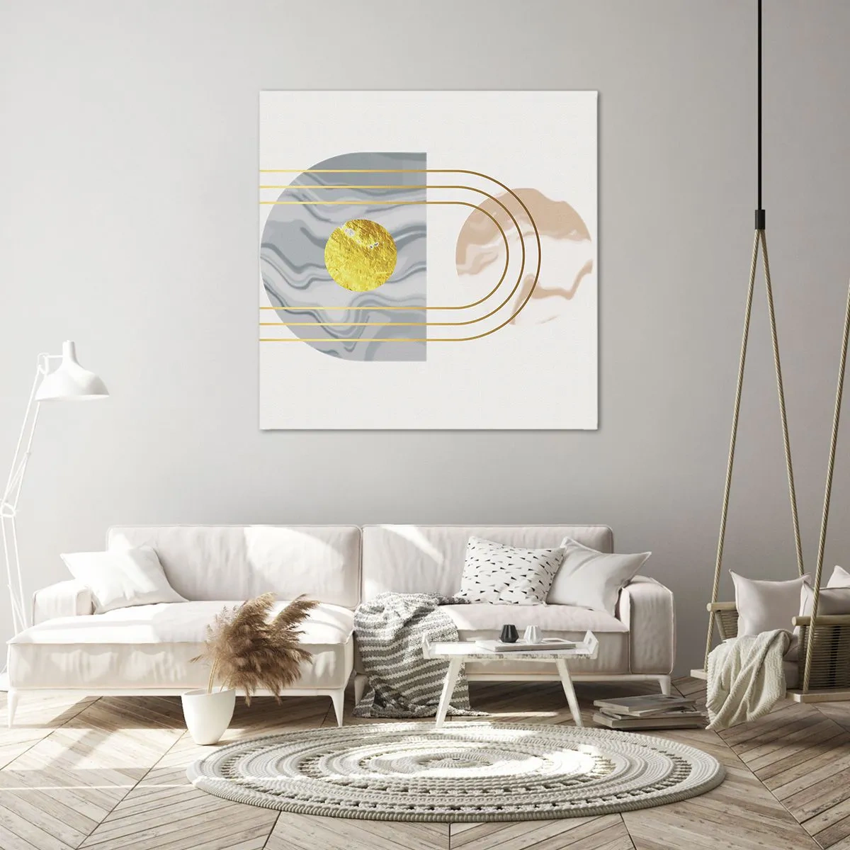 Obraz na płótnie - Jasność i blask - 70x70 cm