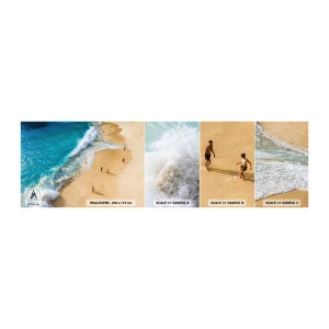 Fototapeta Próbka Samoprzylepna Deluxe Sticker - A potem słońce, plaża… - Plaża, Brzeg Morski, Morze - 100x30 cm