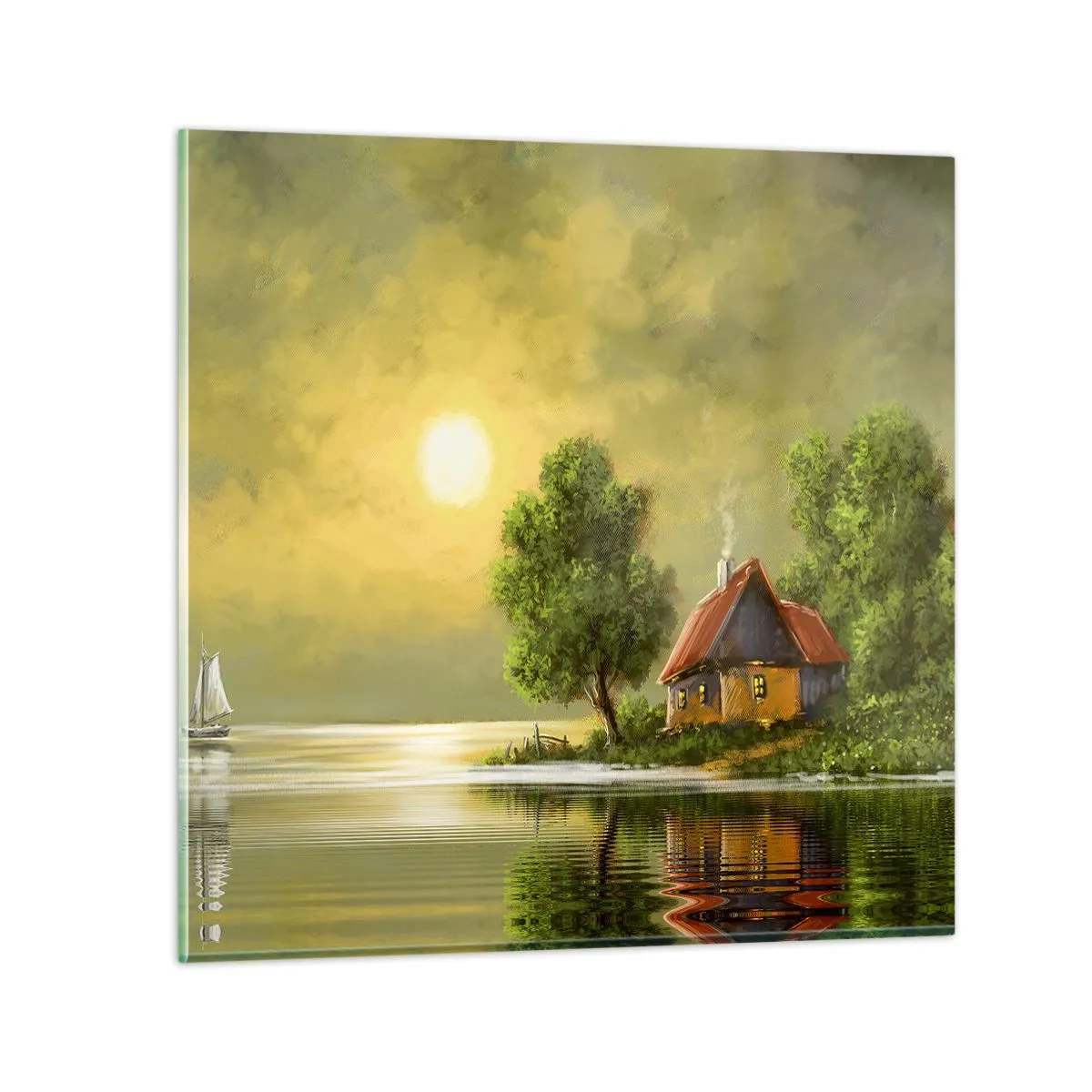 Obraz na szkle - Pięknie, jak z obrazka - 40x40 cm