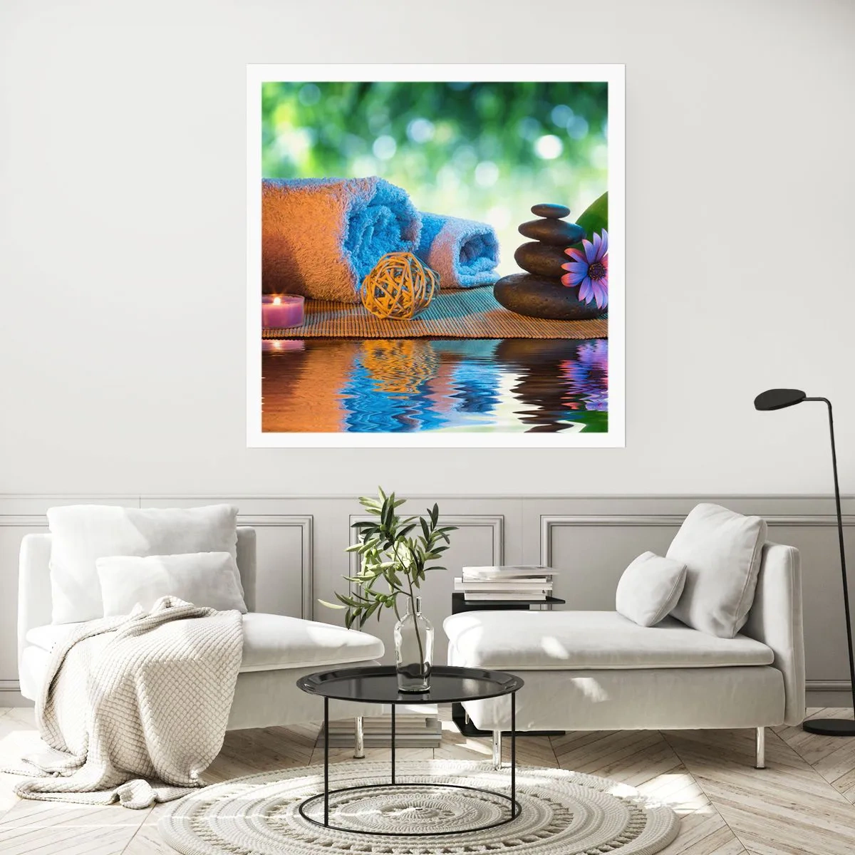 Plakat - Czas dla ciała - 40x40 cm