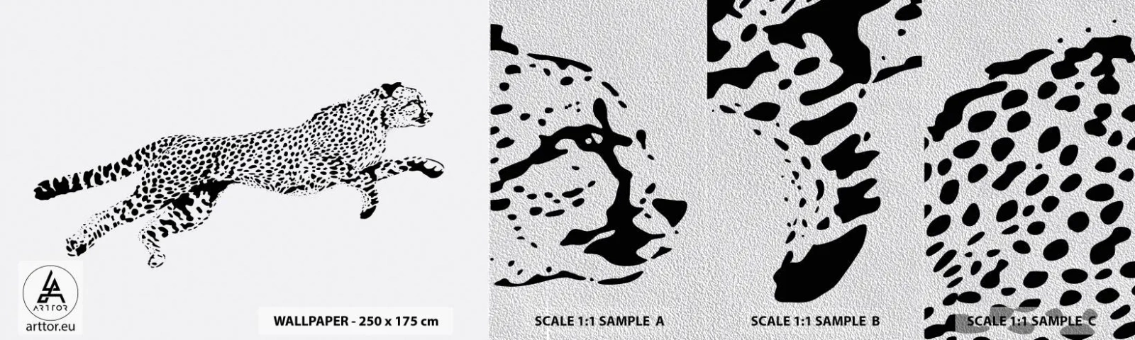 Fototapeta Próbka Premium Sand - Najszybszy na Ziemi - Zwierzęta, Gepard, Dziki Kot - 100x30 cm