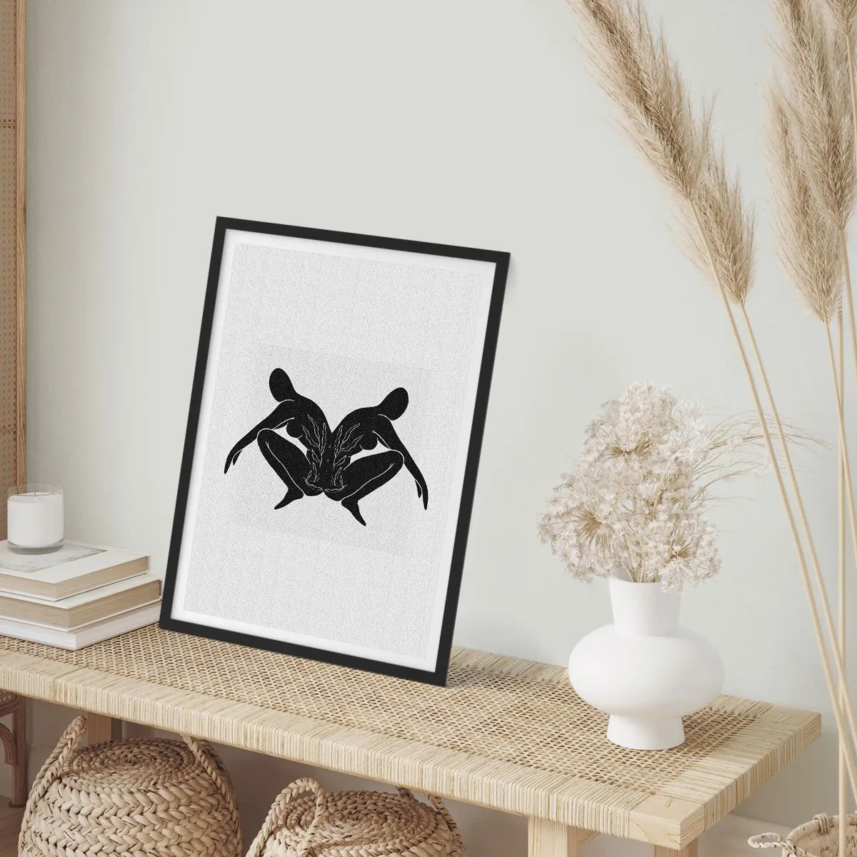 Plakat w czarnej ramie - Wspólna dusza - 40x50 cm