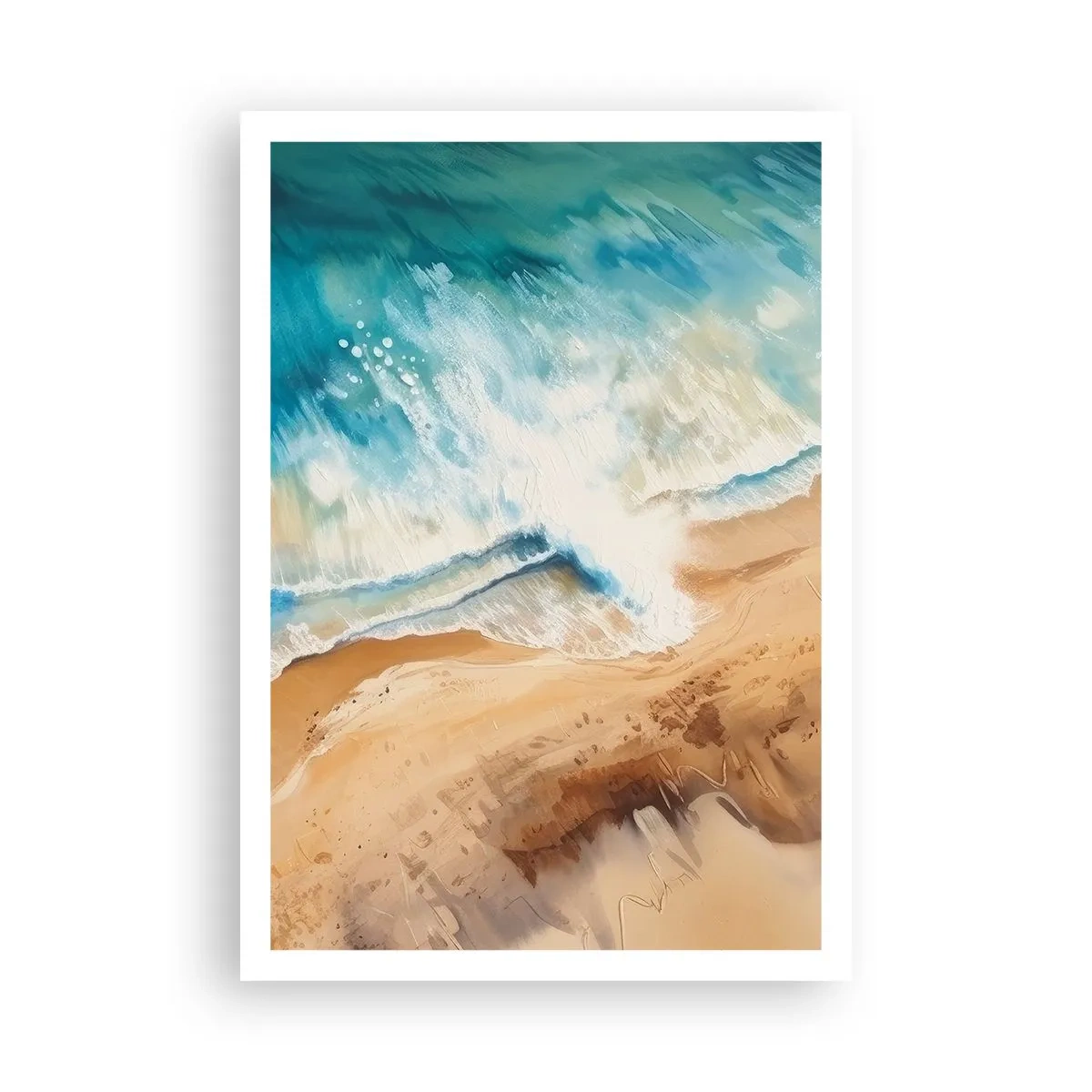 Plakat - Powracająca fala - 70x100 cm