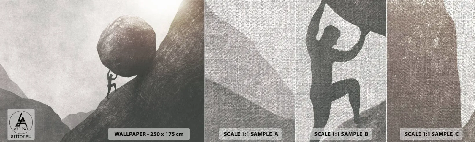 Fototapeta Próbka Premium Canvas - Wierzę wbrew nadziei - Abstrakcja, Sztuka, Siła - 100x30 cm