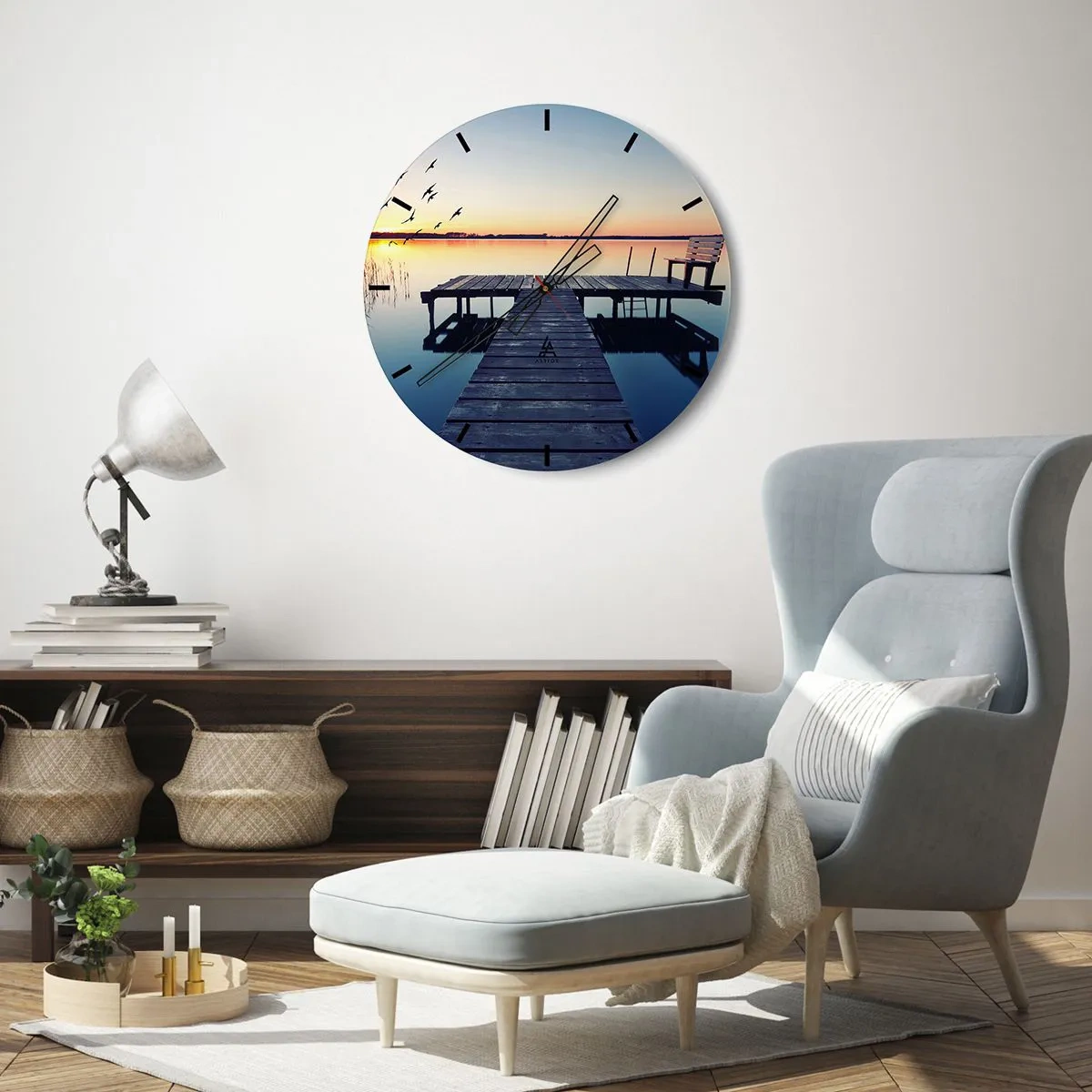 Zegar ścienny - To był dobry dzień - 30x30 cm