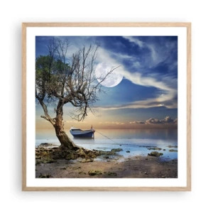 Plakat w ramie jasny dąb - To koniec czy początek? - 60x60 cm