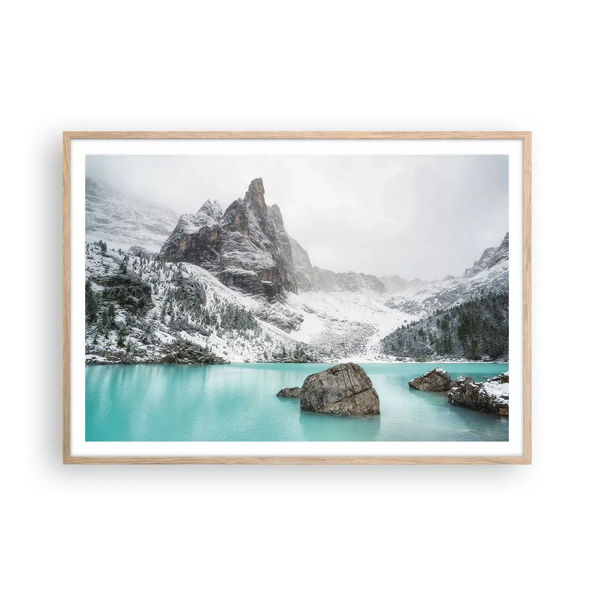 Plakat w ramie jasny dąb - Na straży - 100x70 cm