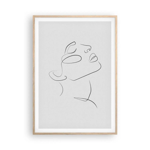 Plakat w ramie jasny dąb - Meandry marzenia - 70x100 cm