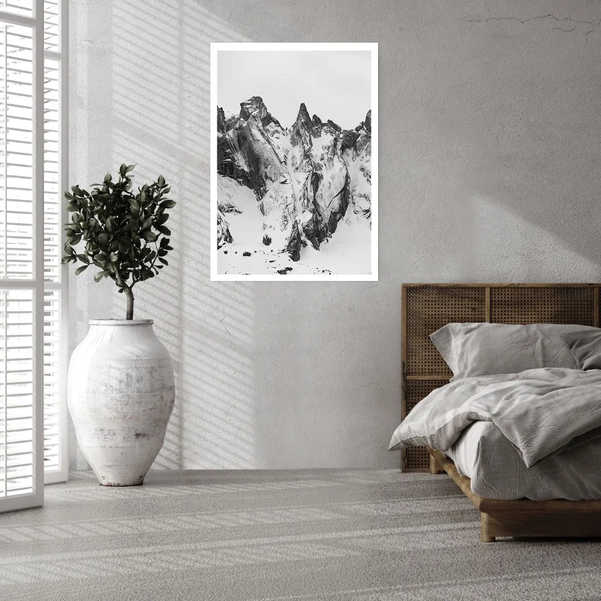 Plakat - Granitowa groźna grań - 40x50 cm