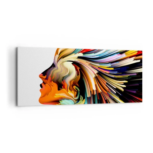 Obraz na płótnie - Eksplozja wyobraźni - 100x40 cm