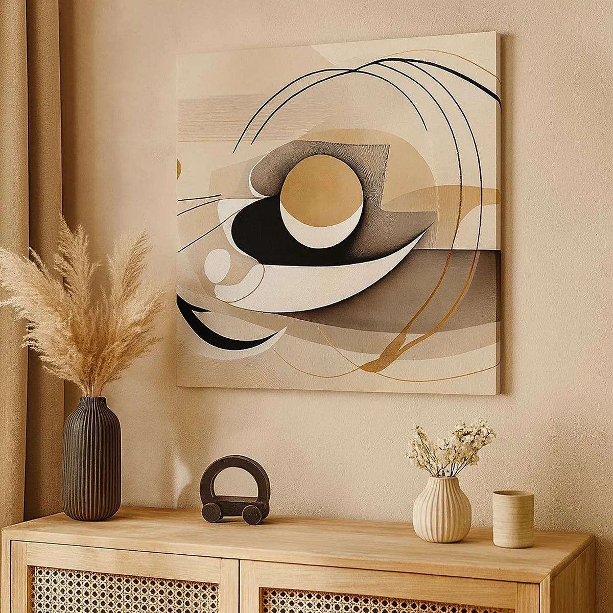 Obraz na płótnie - Kompozycja: istota rzeczy - 30x30 cm